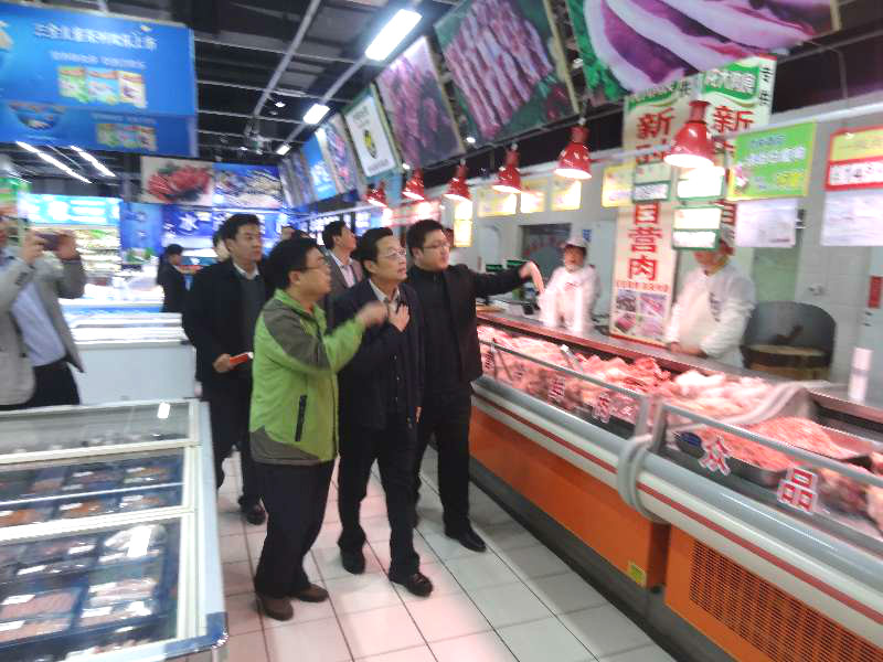 省食安辦副主任省食藥局副局長到寶龍新時代商廈驗收工作